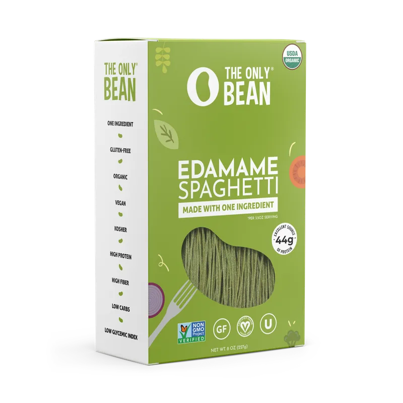 Organic Edamame Spaghetti Bean Pasta (Multiple Pack Sizes Available)