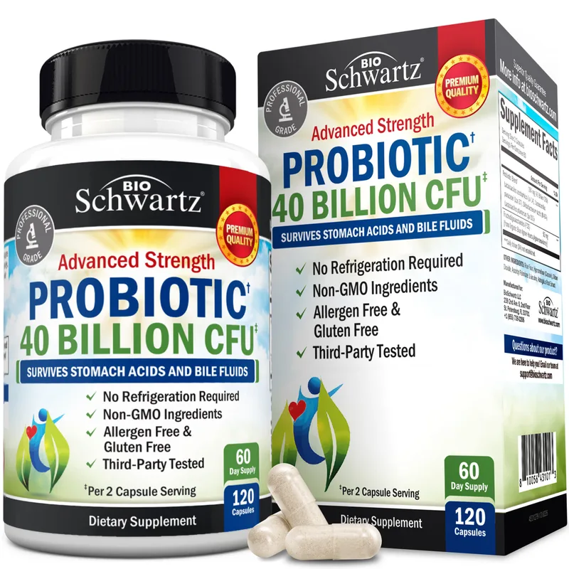 Probiotics 40 Billion CFU Capsules, 120ct