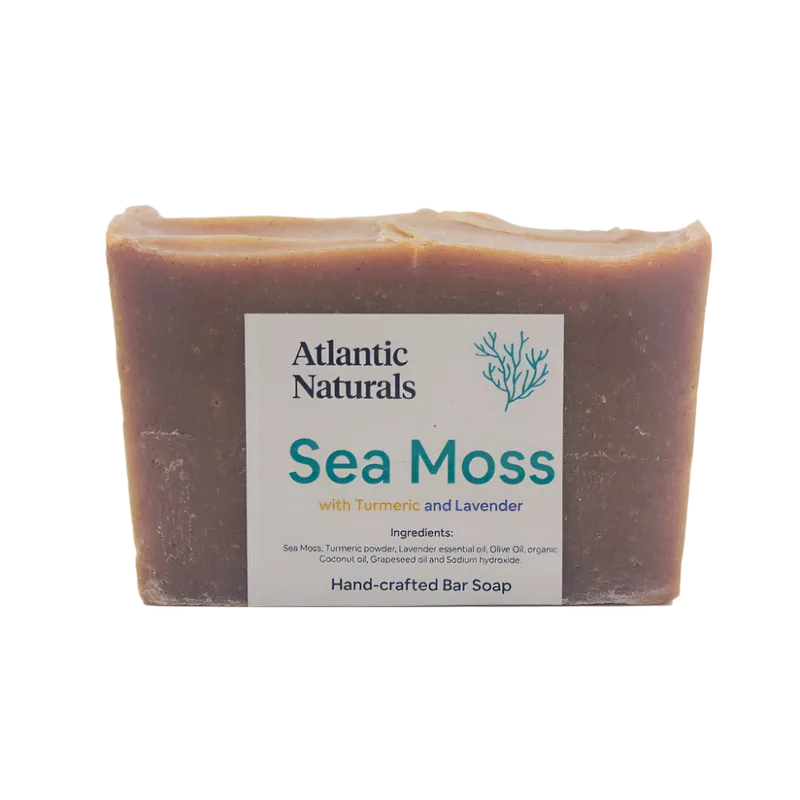 Sea Moss with Turmeric and Lavender Bar Soap