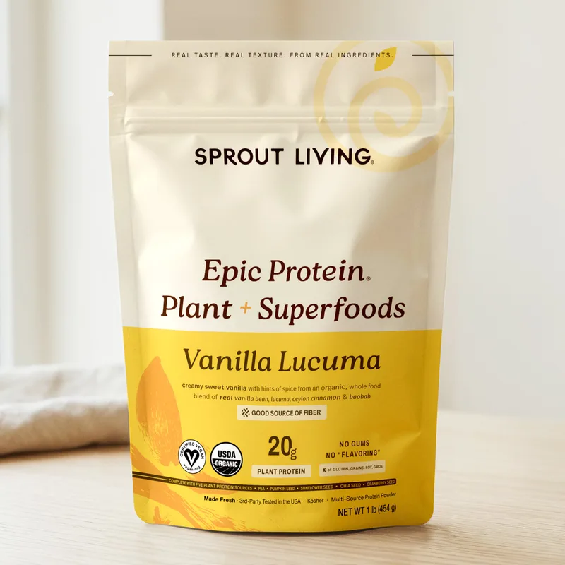 Epic Protein, Vanilla Lucuma, 1lb