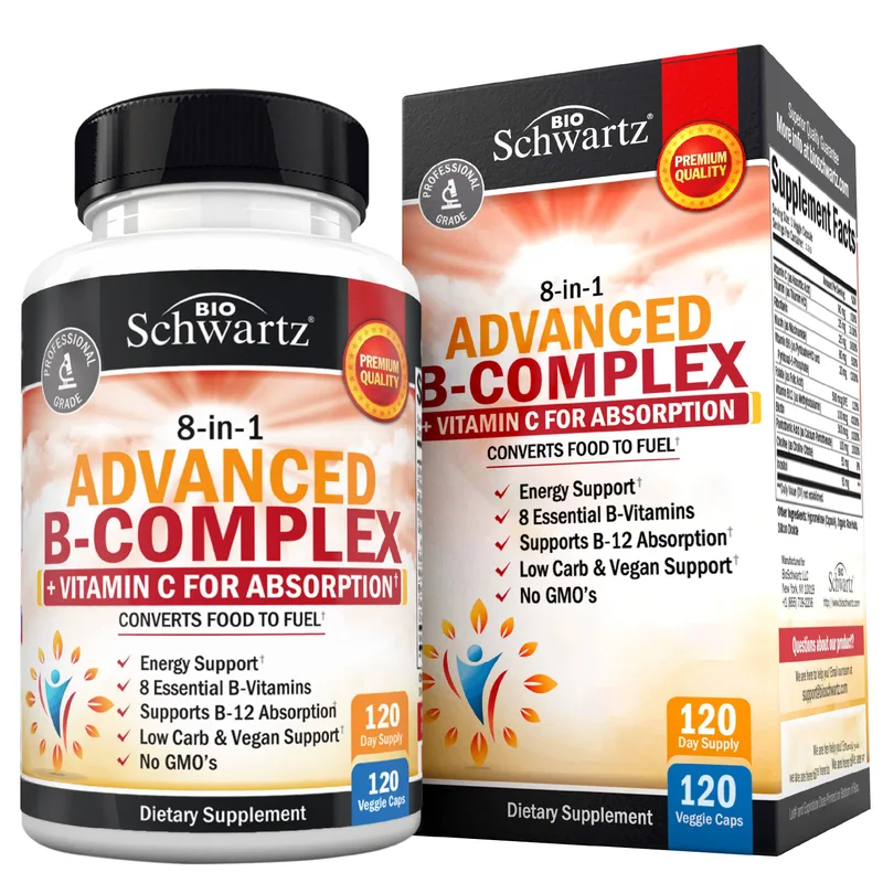 Advanced B-Complex Capsules, 120ct