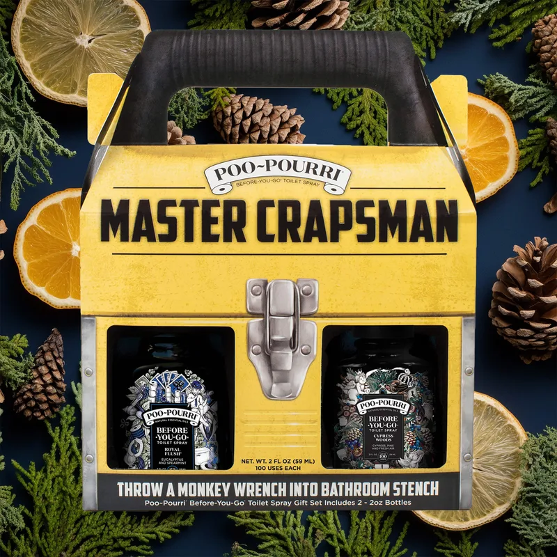 Master Crapsman Gift Set - Poo~Pourri Toilet Spray