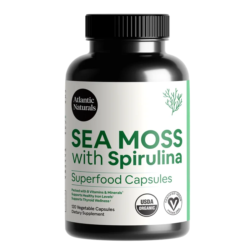 Organic Sea Moss with Spirulina Capsules