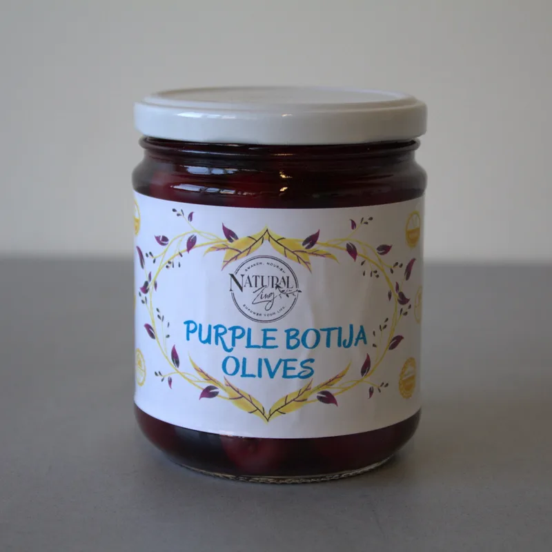 Raw Botija Olives- Purple, Regular