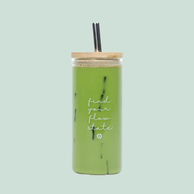 "Find Your Flow State" Glass Tumbler