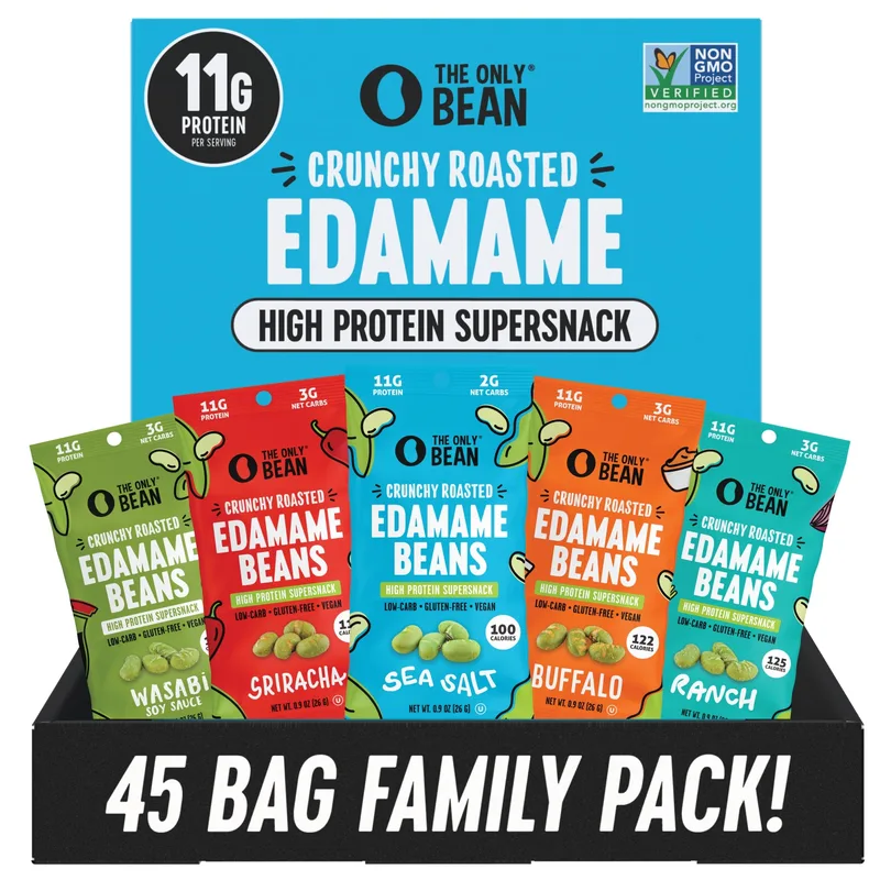 Crunchy Edamame Snacks: Your Go-To for Healthy, High-Protein Fuel