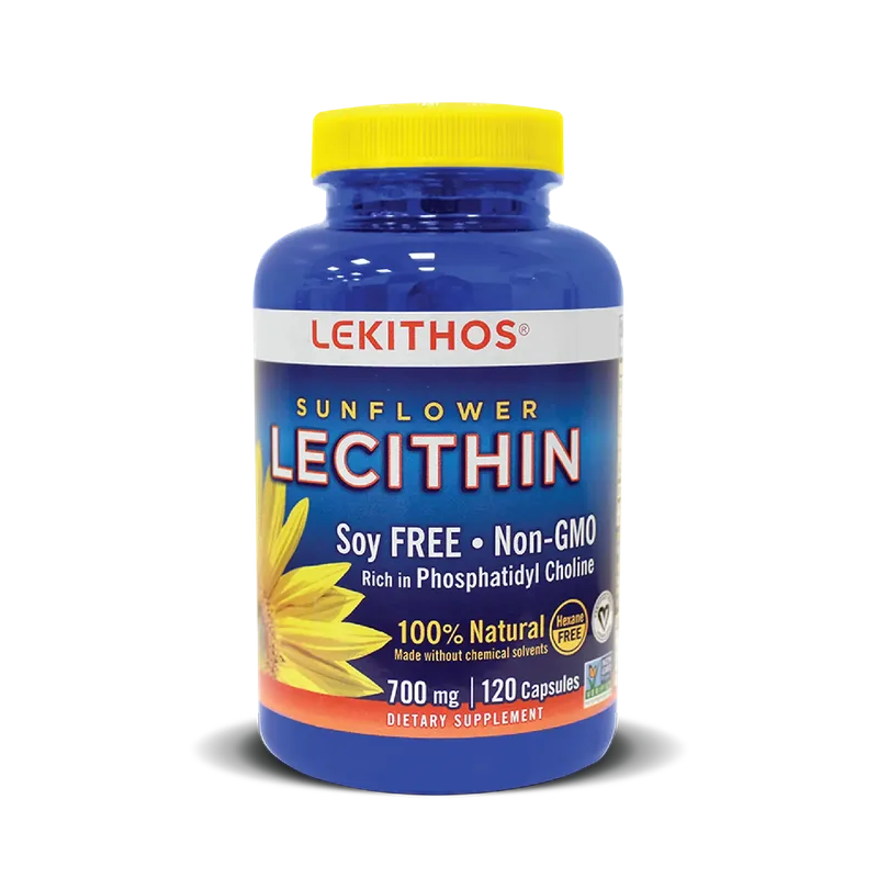 100% Natural Sunflower Lecithin Capsules