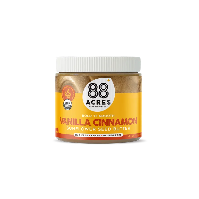 Vanilla Cinnamon Sunflower Seed Butter (14 oz Jar)