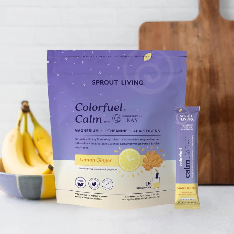 Colorfuel Calm Lemon Ginger, 15 CT (8.3g Sticks)