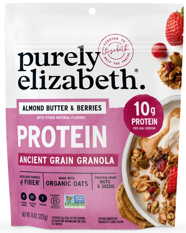 Almond Butter & Berries Protein Granola