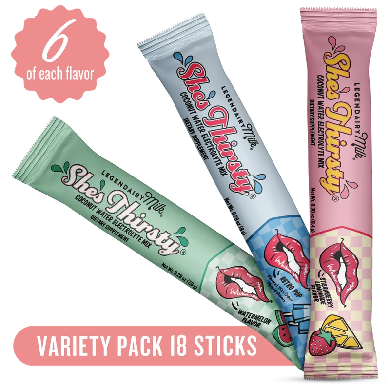 She’s Thirsty® Sample Variety Pack