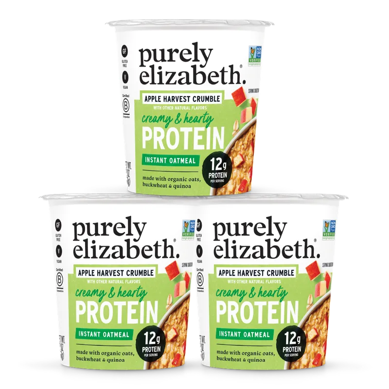 Apple Harvest Crumble Protein Oatmeal Cup 3 Pack