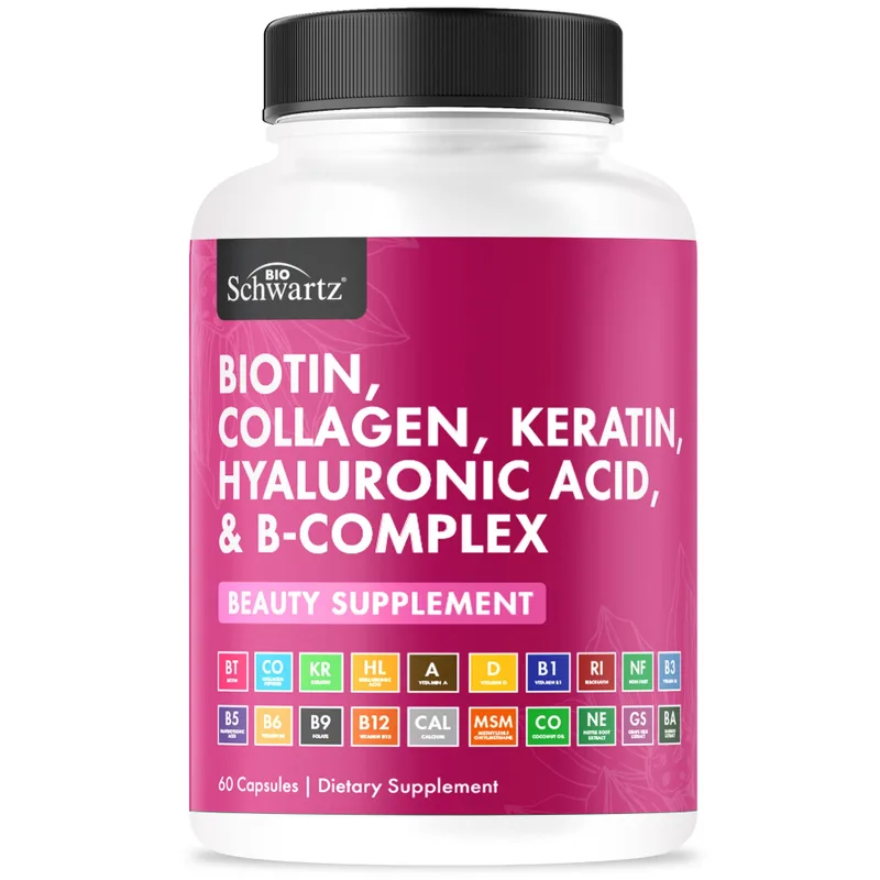 Biotin Collagen Keratin, 60ct
