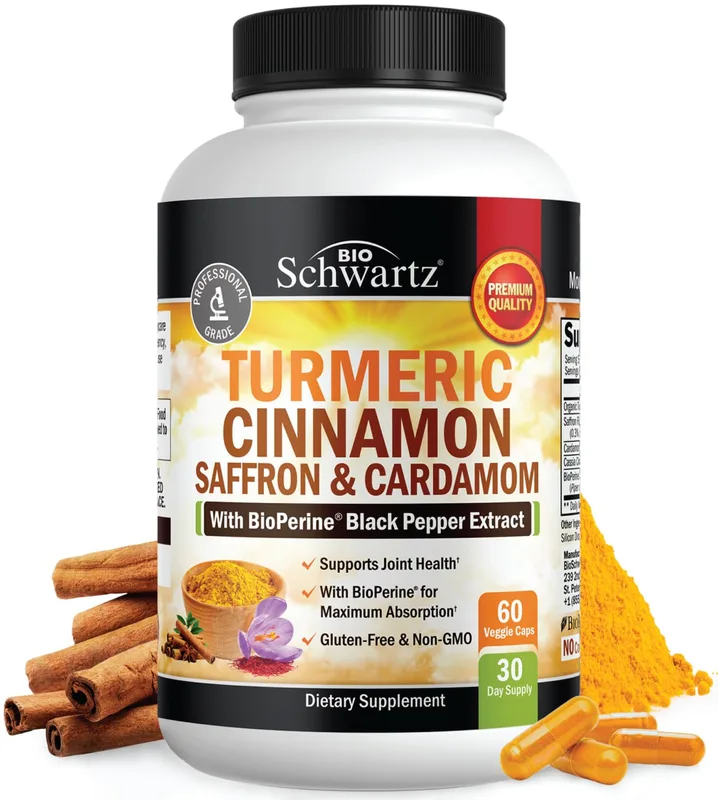 Turmeric Cinnamon Capsules, 60ct