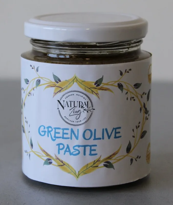 Organic Peruvian Green Botija Olive Paste Tapenade