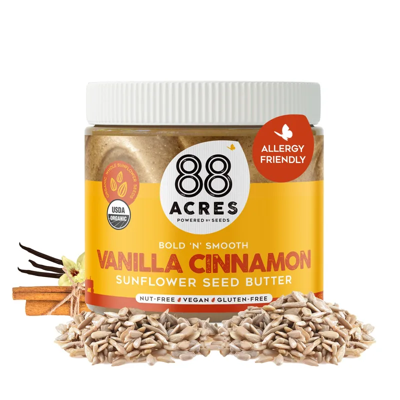 Vanilla Cinnamon Sunflower Seed Butter (14 oz Jar)
