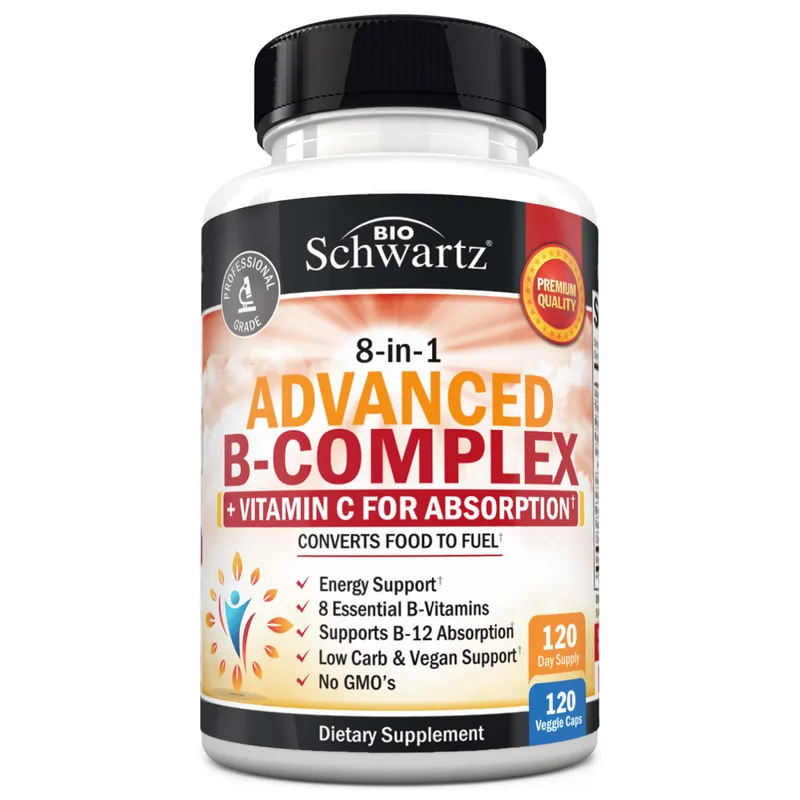 Advanced B-Complex Capsules, 120ct