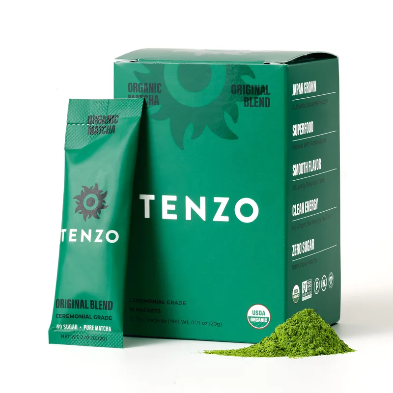 Tenzo® Organic Matcha Single Serve (Box of 10)