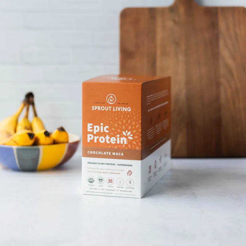 Epic Protein, Chocolate Maca, Box (16 singles)