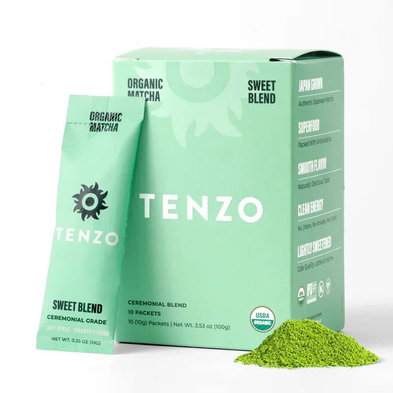 Sweetened Matcha On The Go: Energized Focus Anywhere
