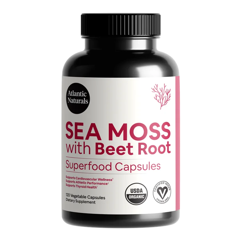 Organic Sea Moss with Beet Root Capsules