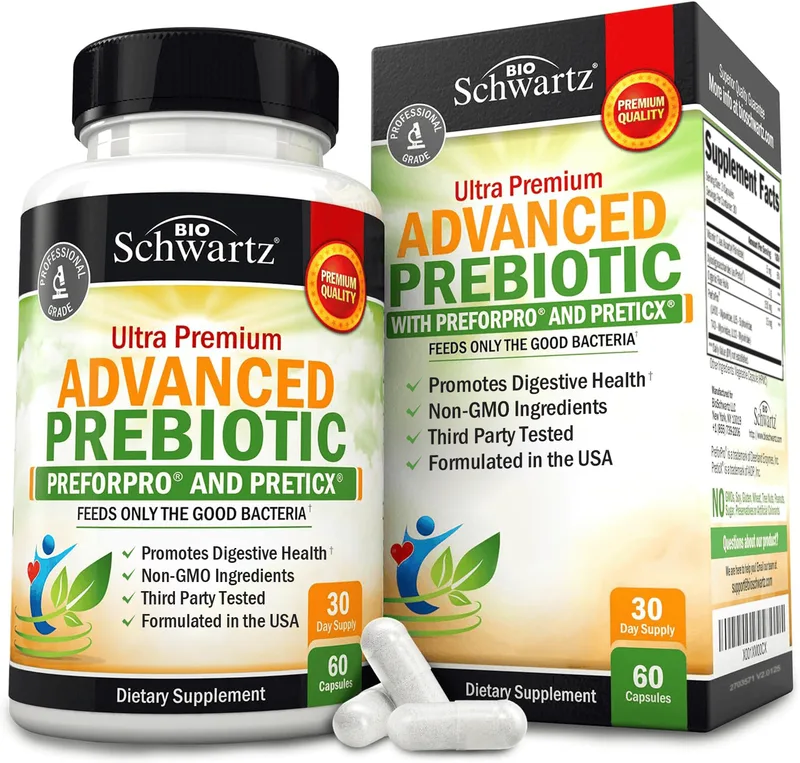 Advanced Prebiotic Capsules, 60ct