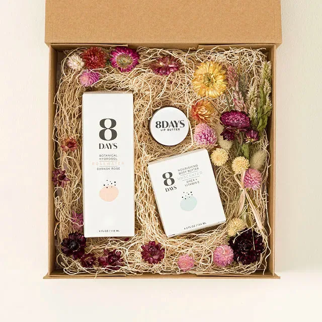 Gentle Skincare for Sensitive Skin: The 8 Days Botanicals Gift Kit — HommyWell
