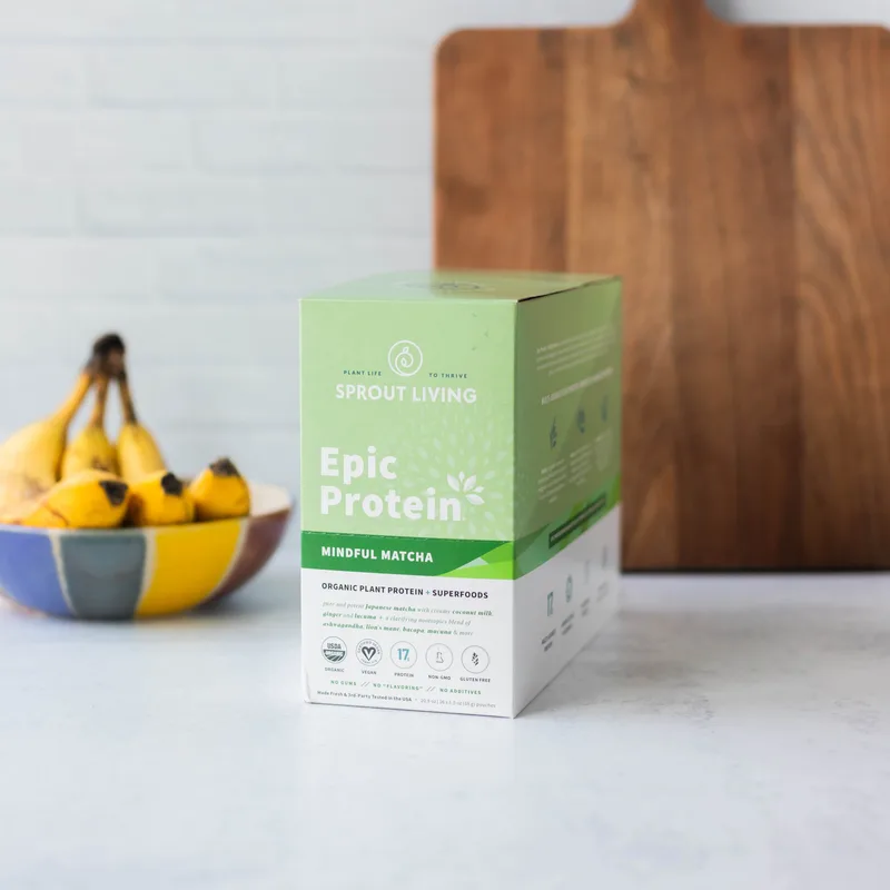 Epic Protein, Mindful Matcha, Box (16 singles)
