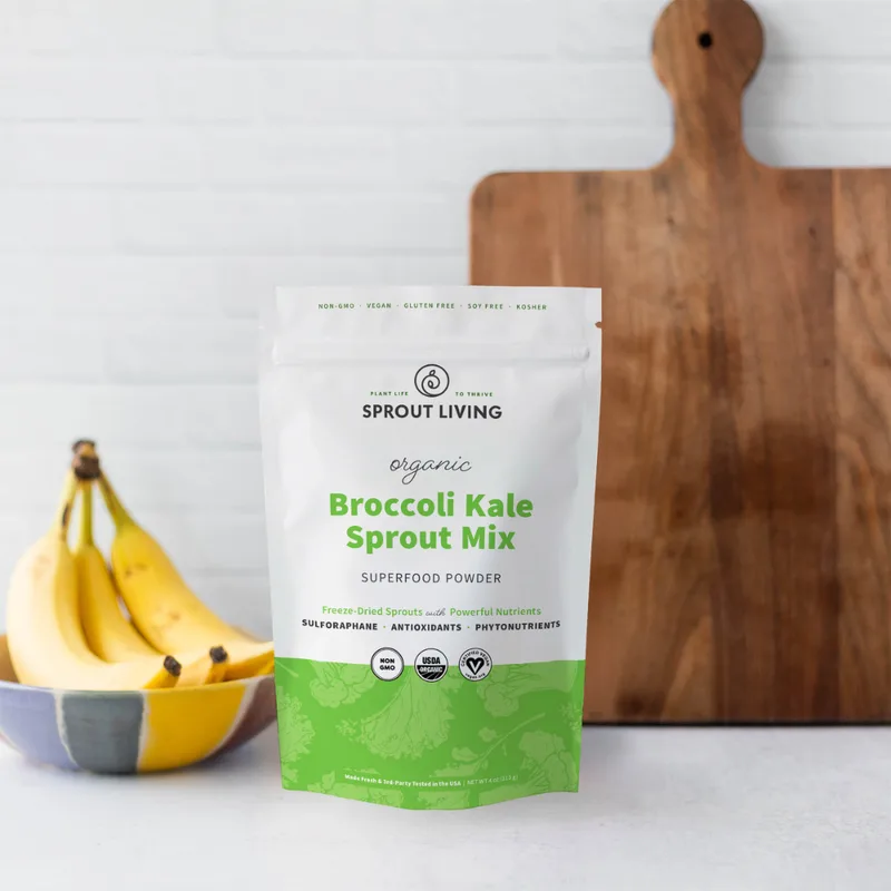 Broccoli & Kale Sprout Powder Mix, 4oz