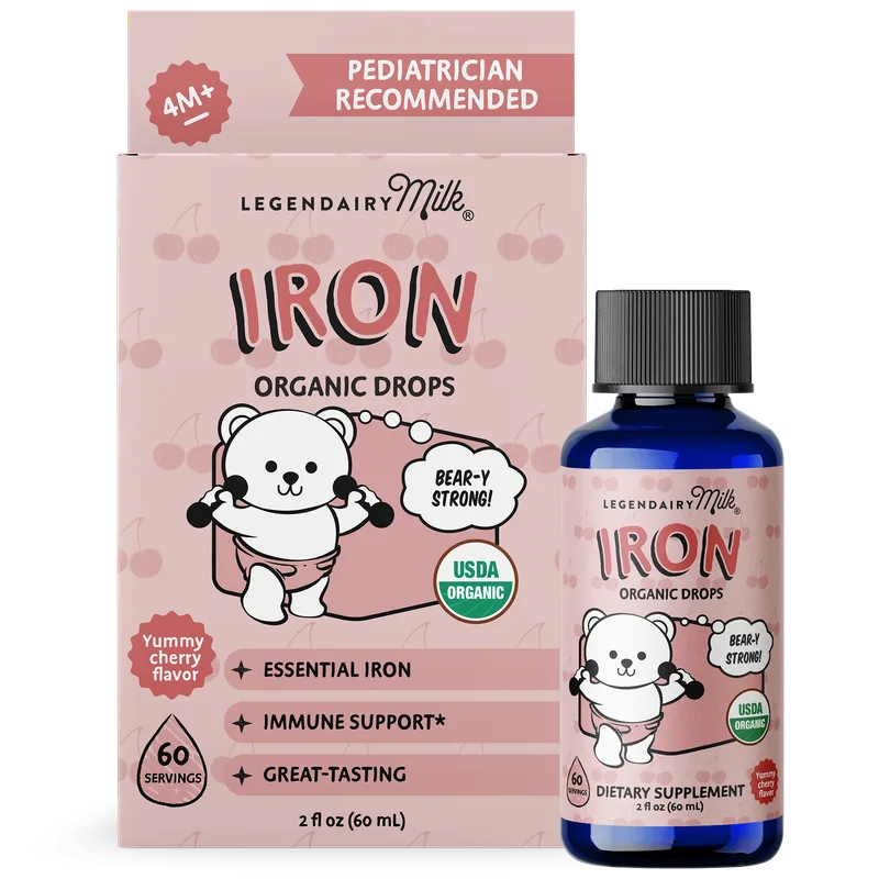 Organic Baby and Toddler Iron Drops