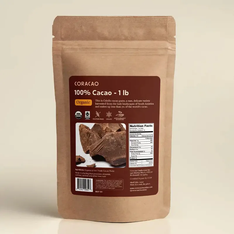 Pure Organic Cacao Paste