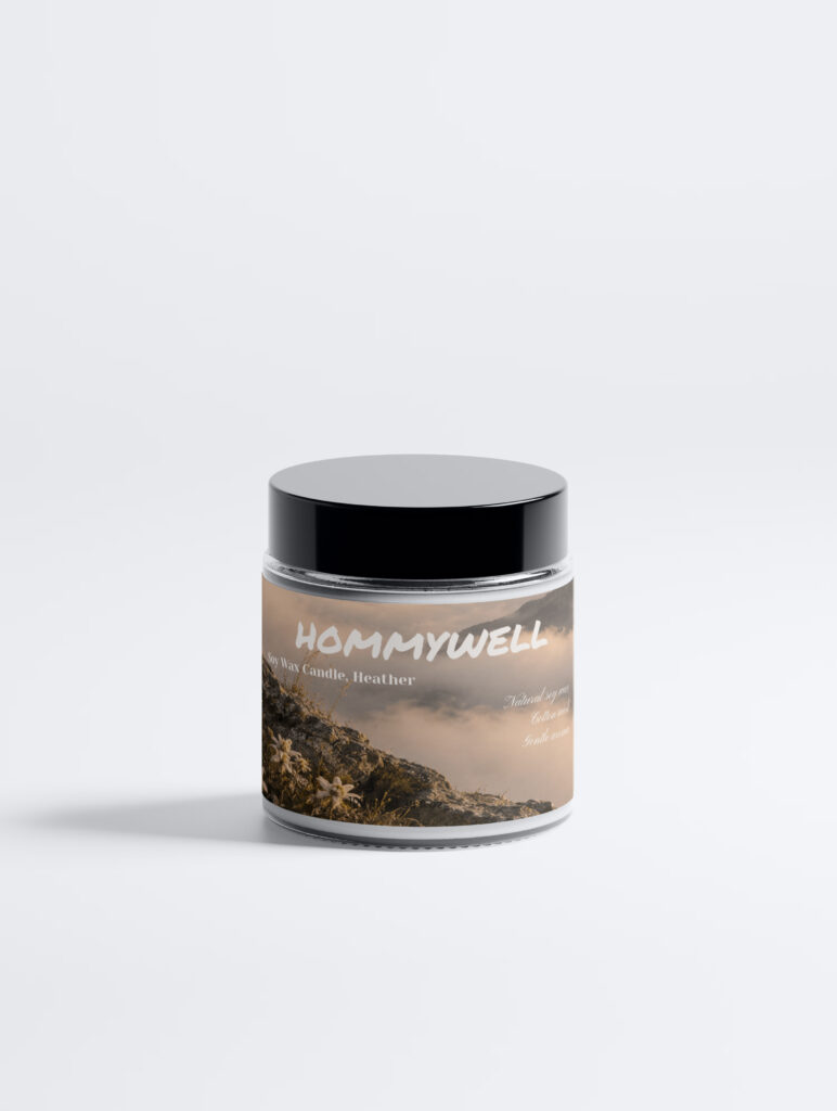 Soy Wax Candle, Heather